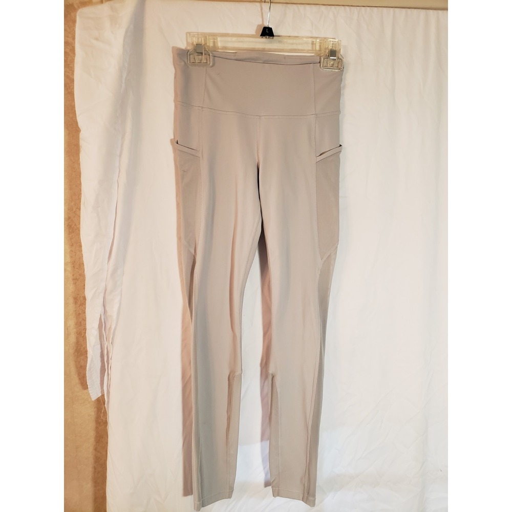 Women's Athleta Light Blue Ultimate Stash Mesh 7/8 Tight Leggings Size S (1922)